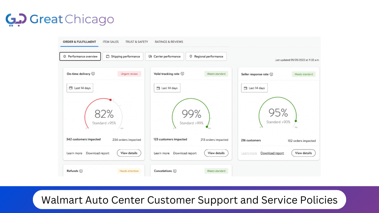 Walmart Auto Center Customer Support and Service Policies